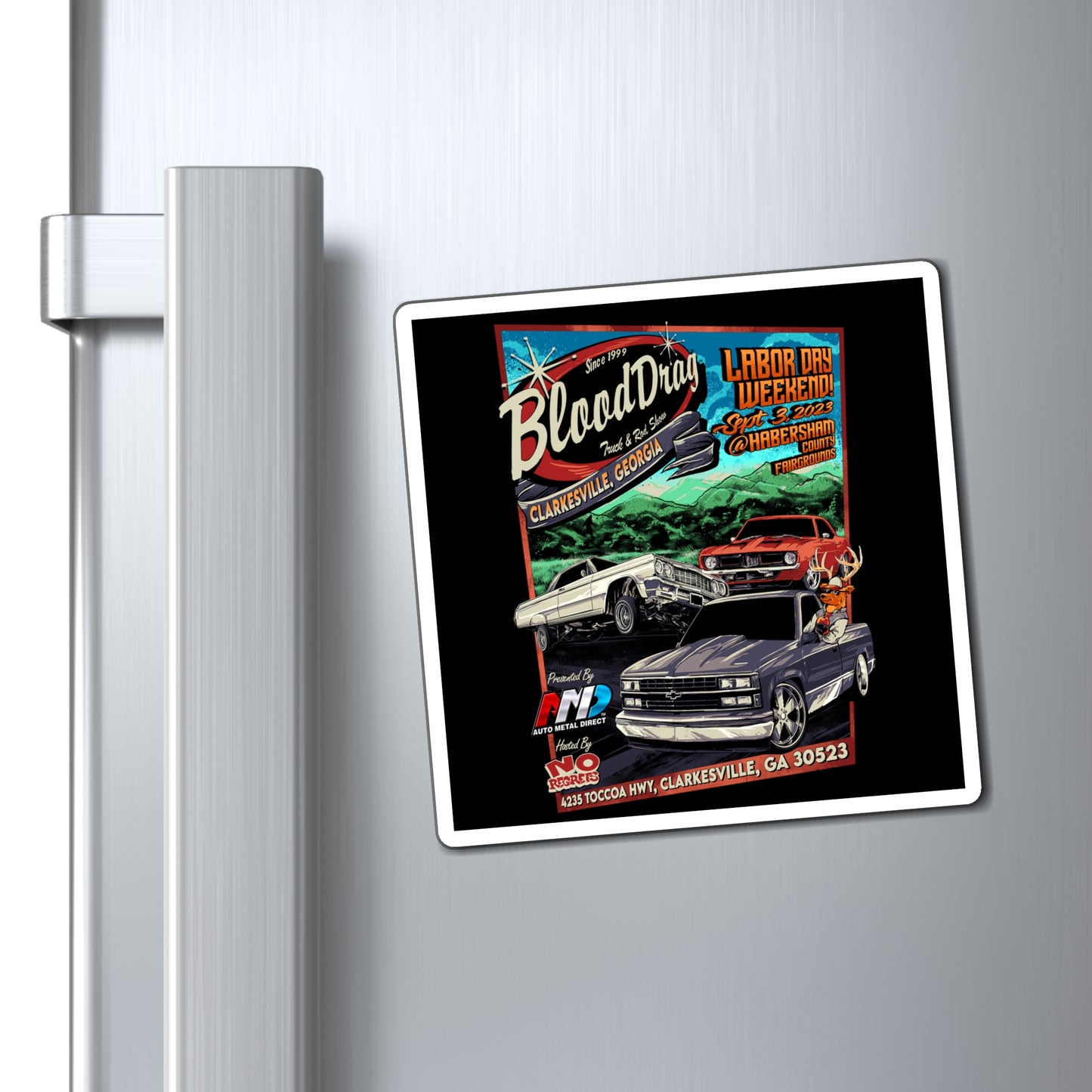 2023 BloodDrag Fridge Magnet