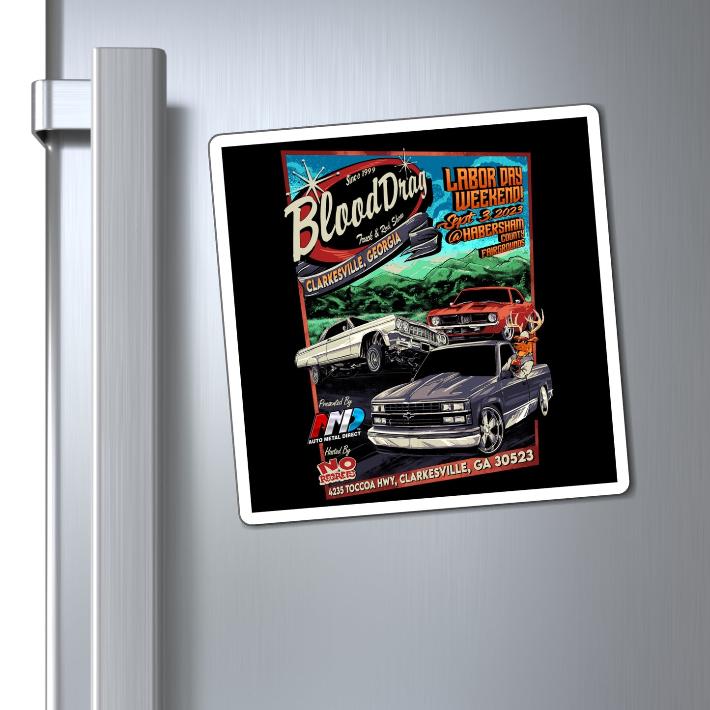 2023 BloodDrag Fridge Magnet