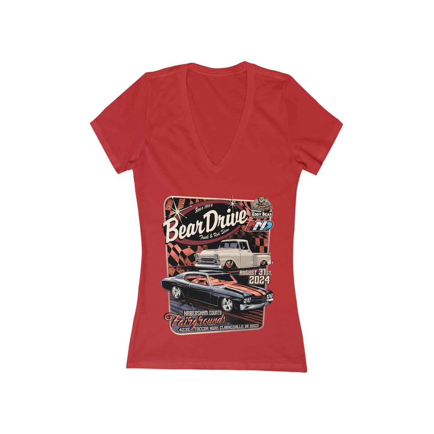 2024 Bear Drive LIMITED Women's Deep V-Neck Tee