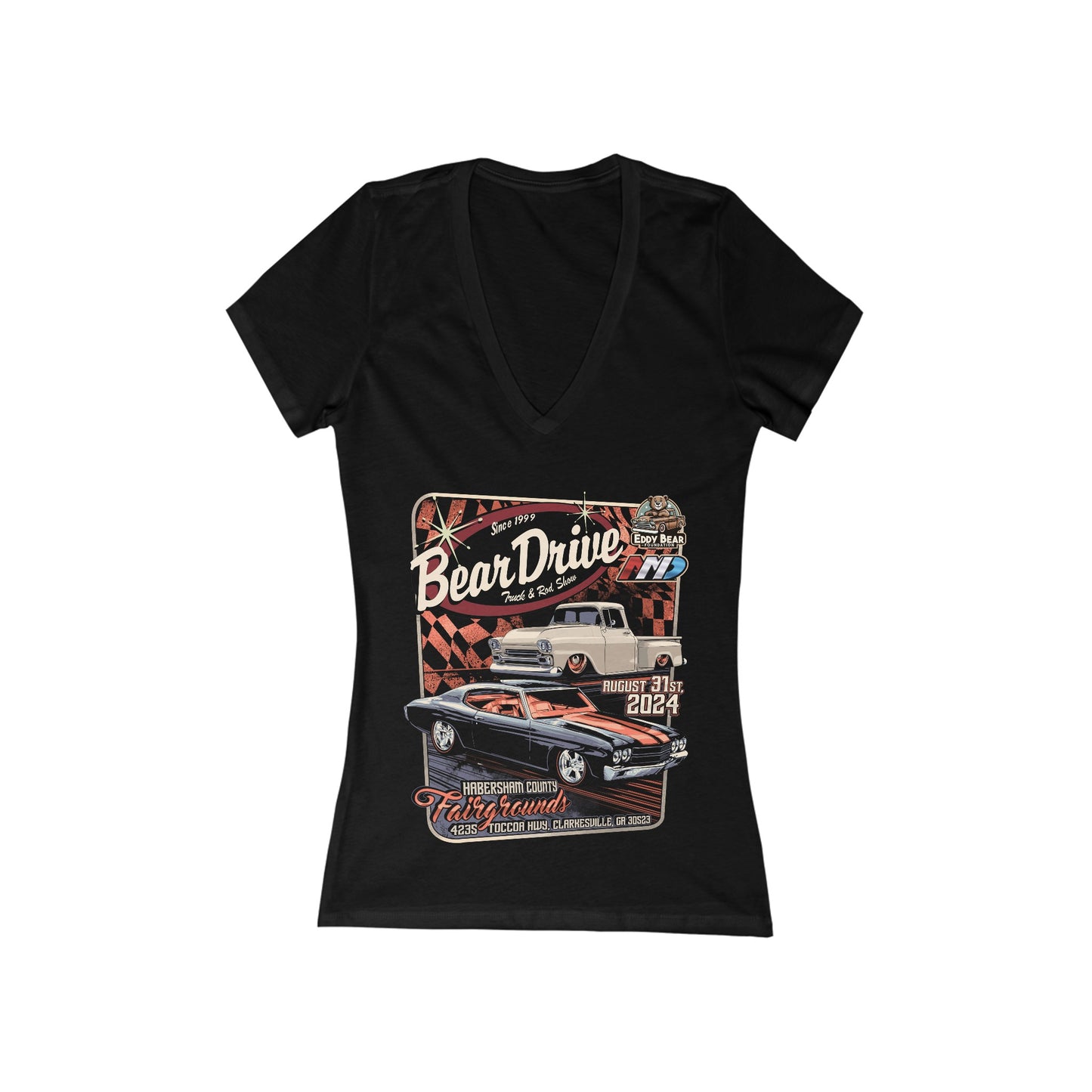 2024 Bear Drive LIMITED Women's Deep V-Neck Tee