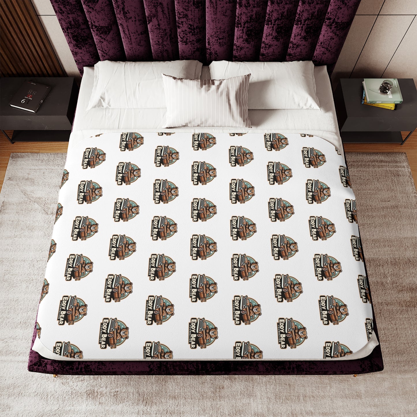 Eddy Bear Sherpa Blanket