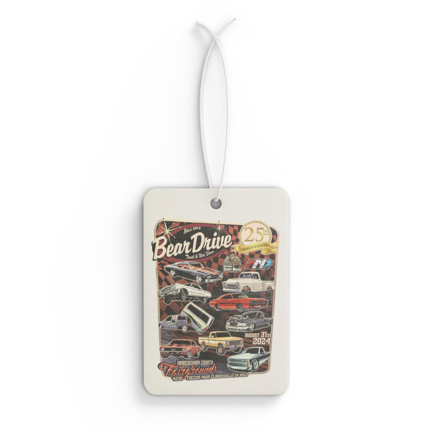 25th Anniversary Car Air Freshener